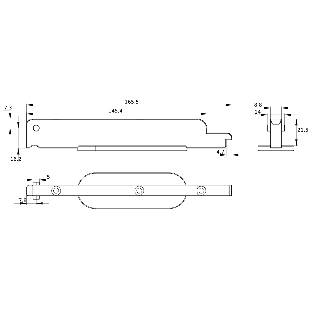Additional e-Fin 2.0 Adapter for Swift Attach Systems